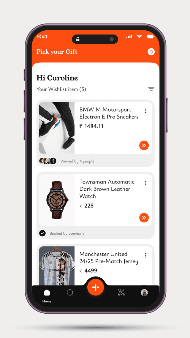 App Home Screen